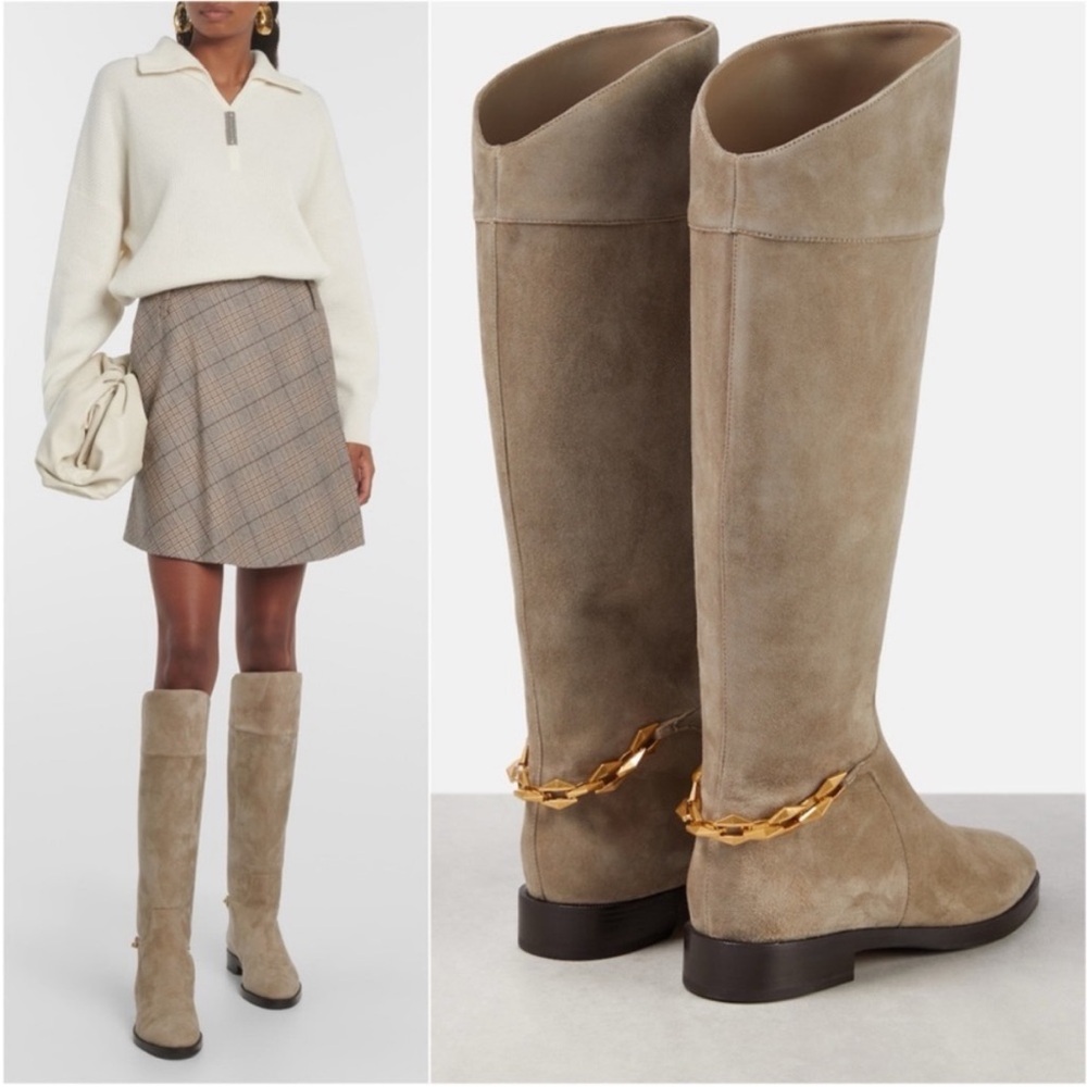 New JIMMY CHOO Nell suede knee-high boots 41 $1,695